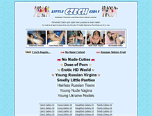 Tablet Screenshot of little-czech-girls.com